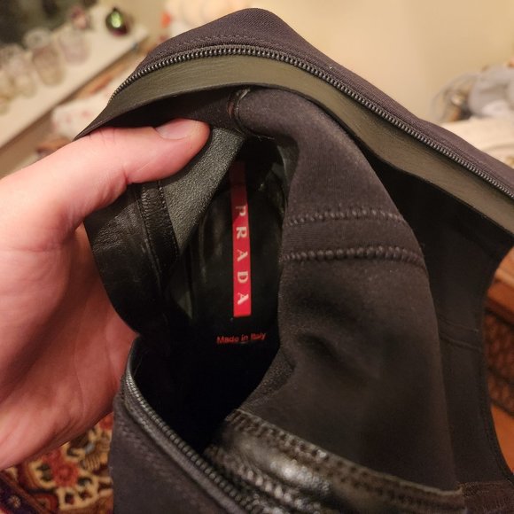 Women's black  Prada sport boots. Size 37½. - Picture 11 of 14